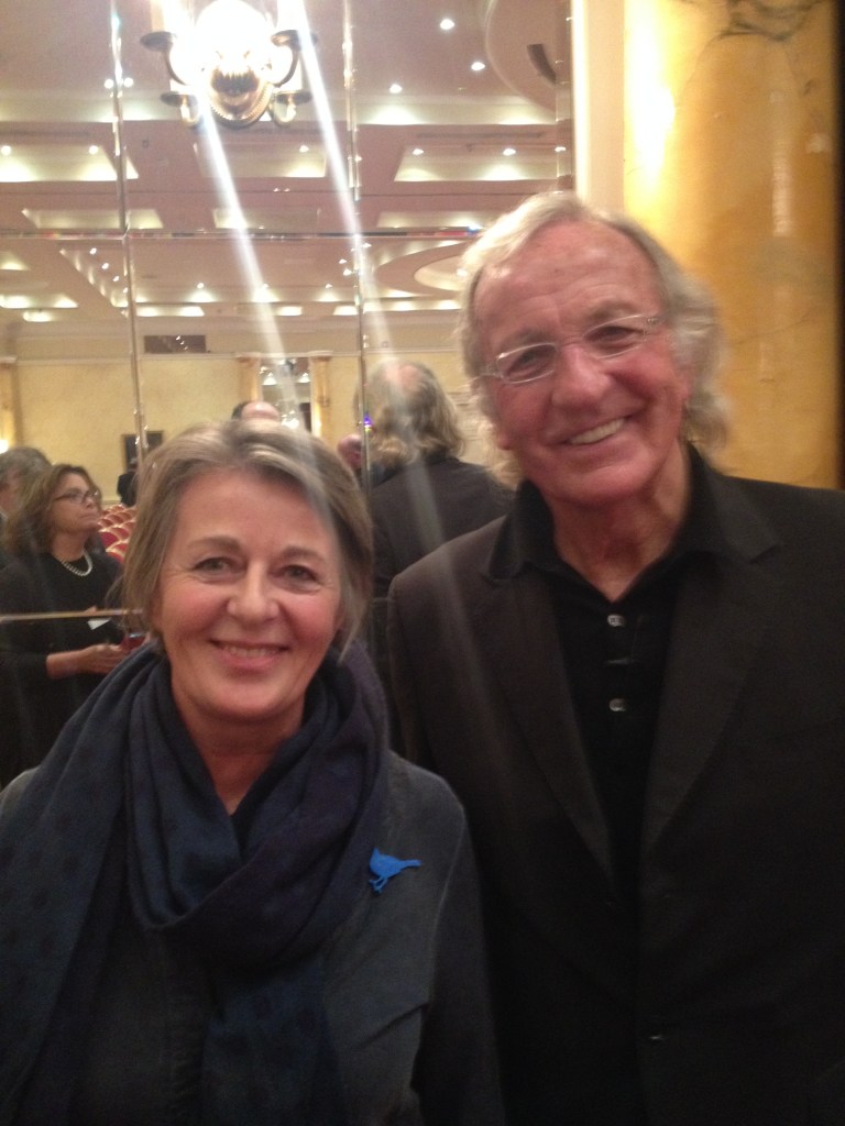 Jan Alexander with John Pilger